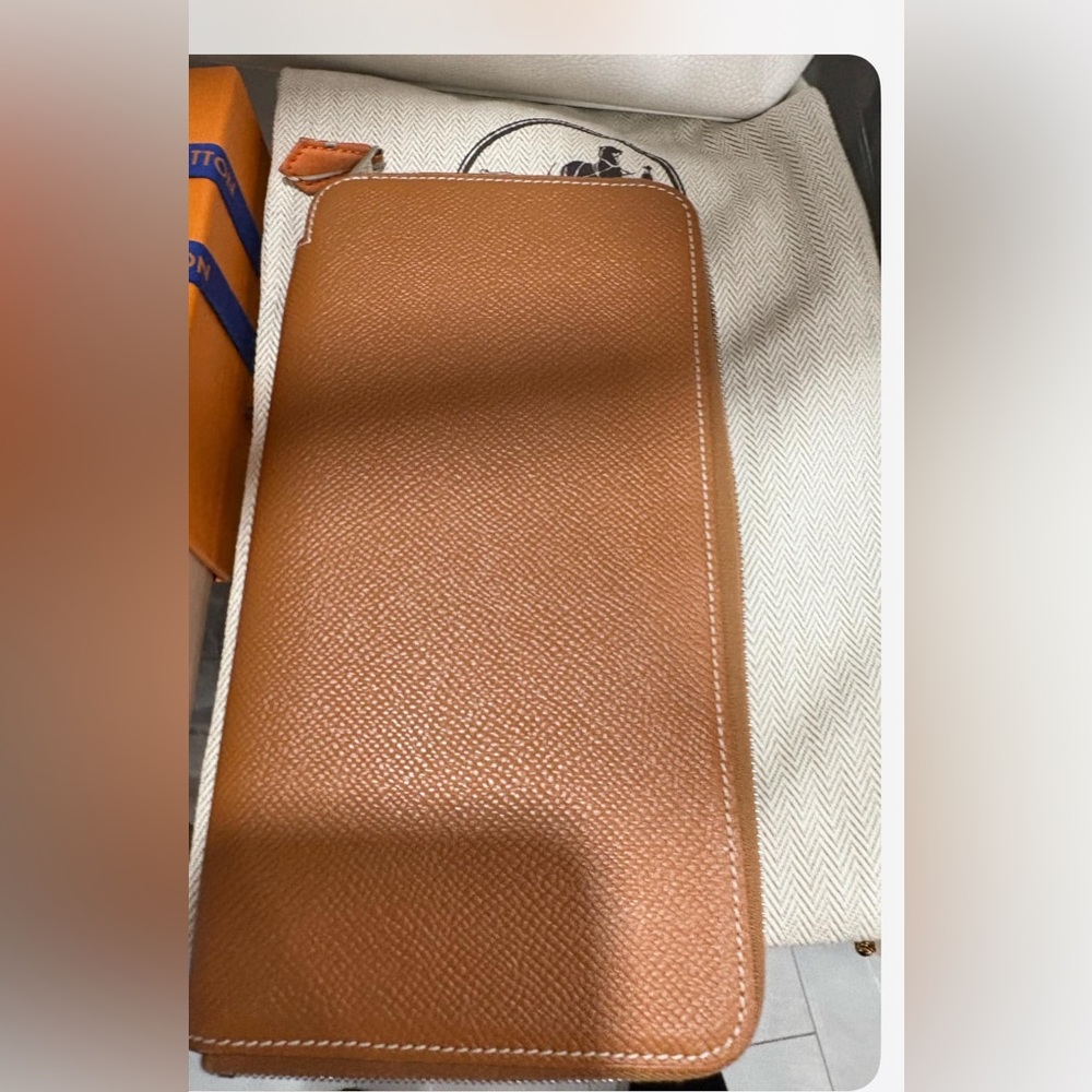 π₯π₯Hermes Azap Silk In Classique Long Wallet COA READYπ₯π₯ - Picture 2 of 15